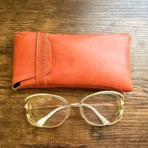 Vintage TURA Oversize Round Designer Frames Prescription Lenses